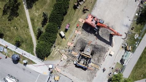joliet water main break today|Test water flowing through repaired Calgary pipe, full service days .